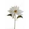 Umělá květina Poinsetia (76cm) krémová  vánoční hvězda