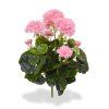Umělá rostlina Pelargonie (40cm) růžová
