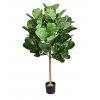 Umělý strom Fikus Lyrata Royal koule na kmeni - (105cm)