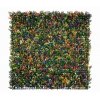 Buxus grof multi color Kunsthaag 50x50cm mat Kunsthaagvoordeel