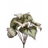 Umělá rostlina Begonie (25cm) - šedofialová