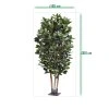 AnyConv.com elastica robusta kolom kunstboom deluxe 300cm groen sizing template