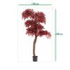 acer bonsai kunstboom deluxe 220cm burgundy sizing template