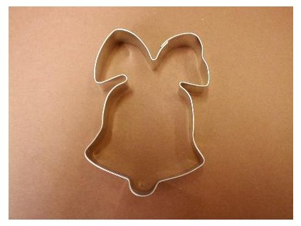 Vykrajovátko zvon s mašlí  Vánoční zvon s mašlí