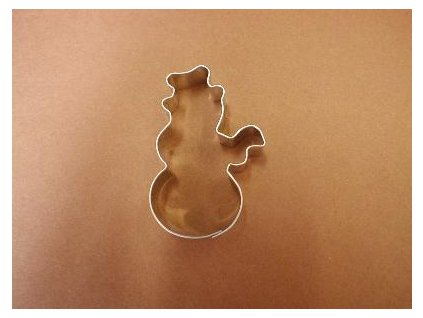 Vykrajovátko sněhuláček  Sněhulák 3 cm