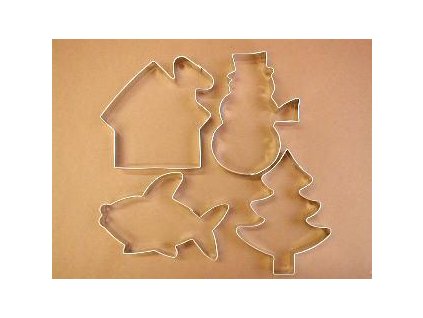 Vánoční sada vykrajovátek 120  Sada vánočních vykrajovátek