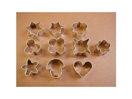 Vánoční sada vykrajovátek 10  Nerezová vykrajovátka 10