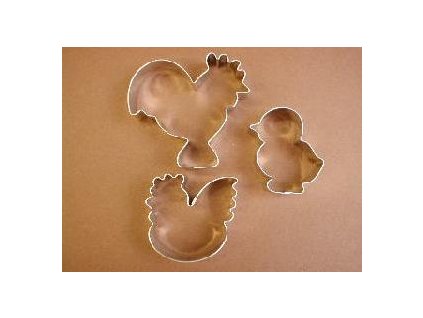 Vykrajovátka malá sada - nerez  Nerezové vykrajovátko