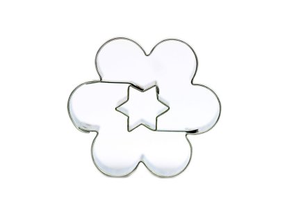 Velká kytička - střed hvězdička  Kytička se středem