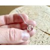 Růžovo-fialový kvítek Tamaryšku v malé kuličce 10 mm