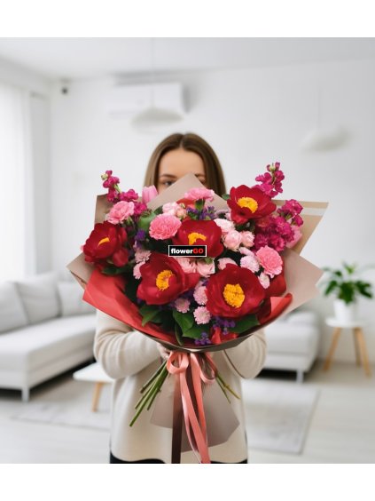 deluxeflowers mix red45