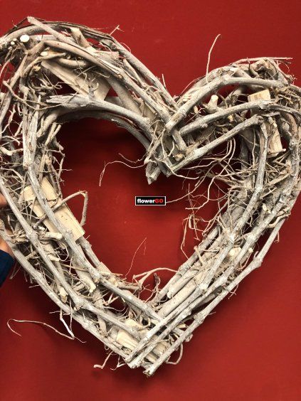 Srdce z proutí 50 cm