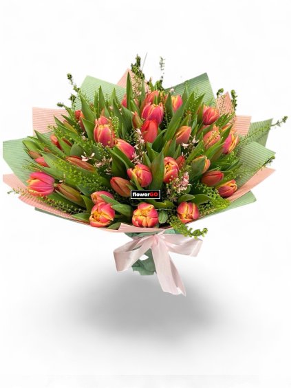 Velká kytice z prémiových tulipánů