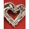 Srdce z proutí 30 cm