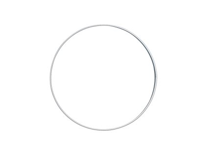 Kovový kruh - základ na vence Ø18 cm - biely