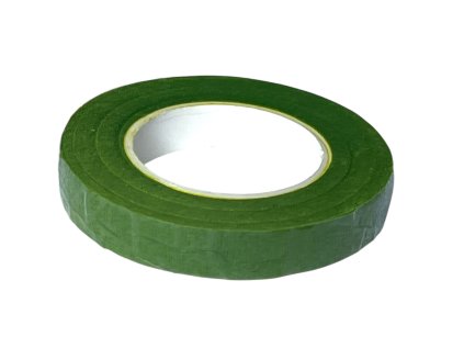 Floristická fixačná páska 12mm 27m - trávovo zelená