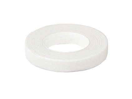 Floristická fixačná páska 12mm 27m - biela