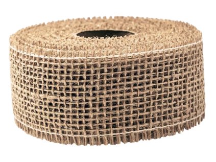 Jutová stuha 5cm x 9m - prírodná