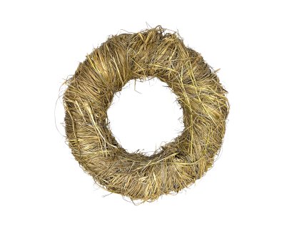 Základ na veniec zo sušenej trávy 27cm - viazaný