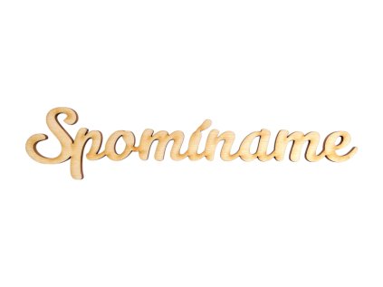 Drevený výrez 15cm - Spomíname