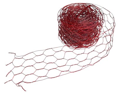 aranzerske pletivo rabbit wire chicken net red červené