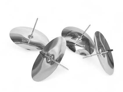 bodce podstavce na sviecky zapichovacie podstavce strieborné 8cm