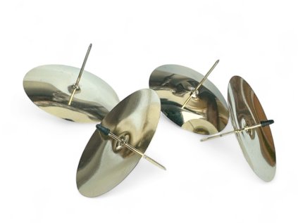 bodce podstavce na sviecky zapichovacie svetle zlate 8cm