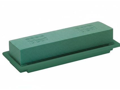 Floristický základ OASIS® Table Deco MEDI - aranžérska miska s hmotou - zelená