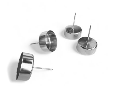 bodce podstavce na cajove sviecky zapichovacie podstavce strieborne leskle1