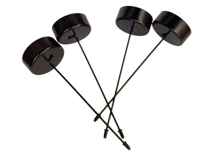 bodce podstavce na cajove sviecky zapichovacie podstavce dlhe tmavohnede