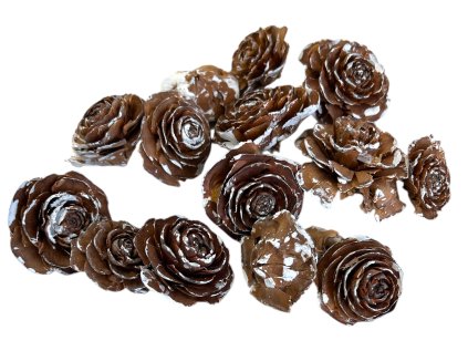 Cédrové ruže 5 7cm 100g zabielené