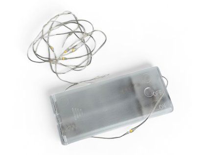 LED Christmas lights battery operated 1m