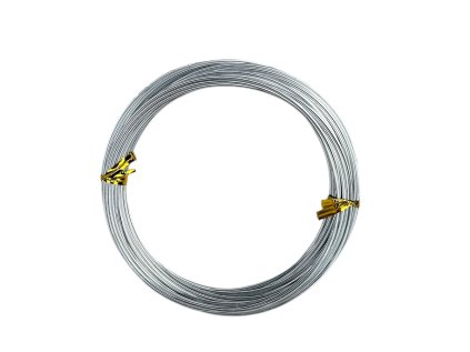 aranzersky drot hlinikovy 2mm strieborny silver wire