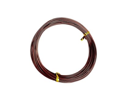 floral wire aluminum 2mm brown wire