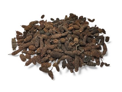 Dried Alder cones 2-4cm mix 170g - natural