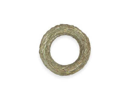 dried frame wreath of hay 16cm
