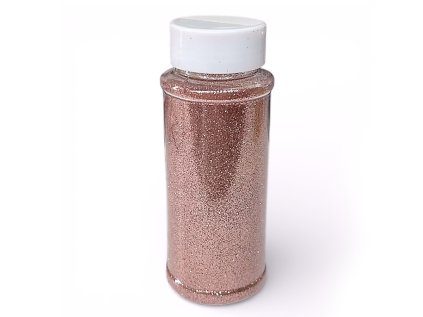 glitter powder rose gold trblietky velke ruzovozlate
