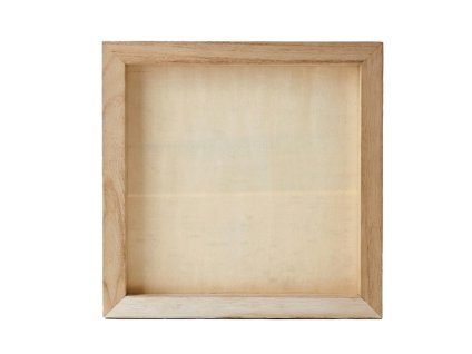 Wooden frame for moss pictures square 30cm