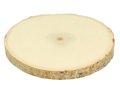 Drevené topoľové plátky 12 13cm 2ks prírodné