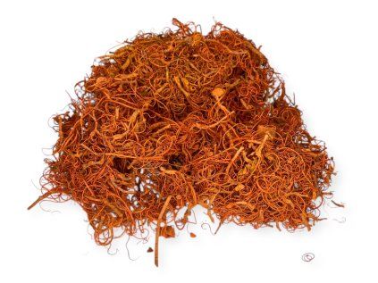 Dried Curly Floristry Moss - 150g, Curly Moss, Orange