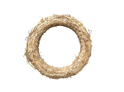 straw wreath 30cm