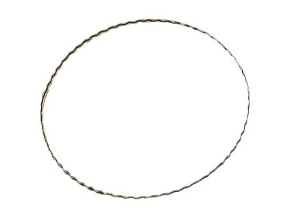 Metal ring - base for wreaths Ø20 cm - silver