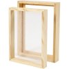 1224 wooden frame for making handmade paper a5 double