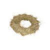 Dried grass wreath base 30cm - shaggy