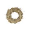 Dried grass wreath base 30cm - shaggy