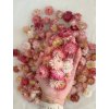 dried flowers helichrysum straw flower heads pink1