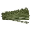 green floristic wire sticks with paper cover 3mm wire sticks covered with paper green