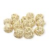 Rattan balls 4cm 14pcs bleached cream