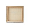 Wooden frame for moss pictures square 30cm