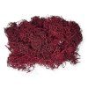 Dried Curly Floristry Moss - 250g, Burgundy
